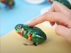 Заводная механическая зелёная лягушка 4см - Pic n 301167