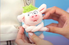 Мягкий брелок Поросёнок голубой, 13 см - Pic n 301169