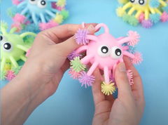 Игрушка мячик-антистресс Монстрик 10см - Pic n 301184