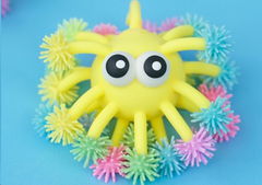 Игрушка мячик-антистресс Монстрик 10см - Pic n 301184