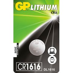 Батарейка CR1616 3В литиевая GP 1 штука - Pic n 301228