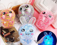 Игрушка-антистресс Зайка светящаяся 10см - Pic n 301188