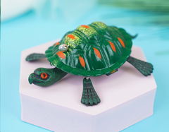 Заводная зеленая черепаха на веревочке 14см - Pic n 301367