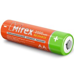 Аккумулятор АА Mirex HR6 2000мА-ч Ni-Mh 2шт - Pic n 301403