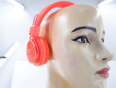 Беспроводные Наушники L-PRO 8809 с MP3, FM оранжев - Pic n 301539