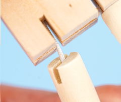 Деревянная фигурка робота неотесанного 11,3 см - Pic n 301543