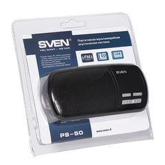 Портативная акустика SVEN PS-50 3Вт аккумулятор - Pic n 301596