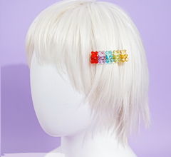 Заколка малая для волос Мармеладные Мишки 6см  - Pic n 301737