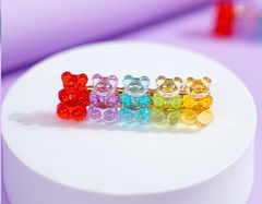 Заколка малая для волос Мармеладные Мишки 6см  - Pic n 301737