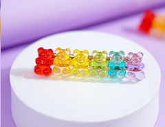 Заколка малая для волос Мармеладные Мишки 6см  - Pic n 301737