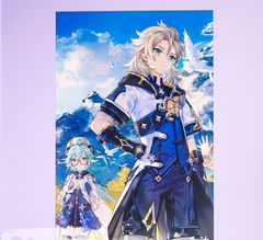 Постер Genshin Impact с героями 42х29см 1 штука - Pic n 301967