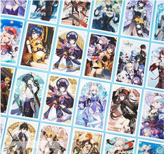 Набор картонных карточек Геншин Импакт 30шт - Pic n 302114