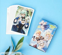 Набор картонных карточек Геншин Импакт 30шт - Pic n 302114