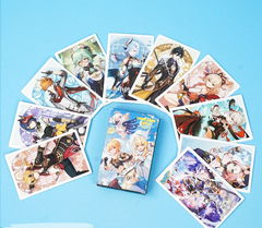 Набор картонных карточек Геншин Импакт 30шт - Pic n 302114