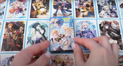 Набор картонных карточек Геншин Импакт 30шт - Pic n 302114