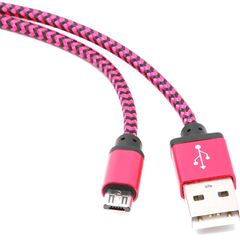 Кабель USB 2.0 на micro USB Am-microB пурпурный 1м