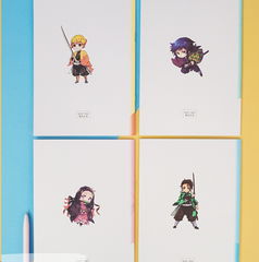 Тетрадь Истребитель Демонов 16 листов в линейку - Pic n 302354