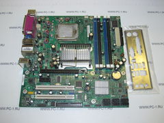 Материнская плата MB Intel Desktop board DQ965GF /Socket 775 /2xPCI /PCI-E x16 /PCI-E x1 /4xDDR2 /6xSATA /Sound /VGA /6xUSB /LAN /1394 /LPT /mATX /заглушка