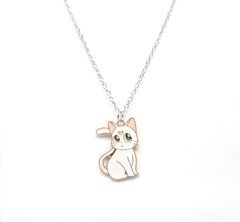 Кулон “Sailor Moon Cat” на цепочке 34см белый