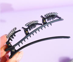 Заколка-зажим с разделителями для волос Black&amp;