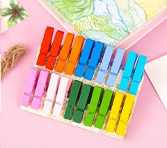  Набор прищепок для бумаги в ассортименте 10шт. - Pic n 303240