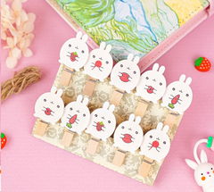  Набор прищепок для бумаги в ассортименте 10шт. - Pic n 303240