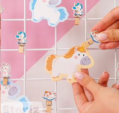  Набор прищепок для бумаги в ассортименте 10шт. - Pic n 303240