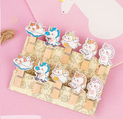  Набор прищепок для бумаги в ассортименте 10шт. - Pic n 303240