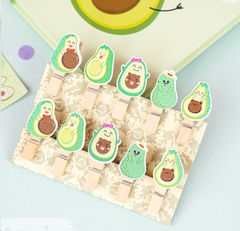  Набор прищепок для бумаги в ассортименте 10шт. - Pic n 303240