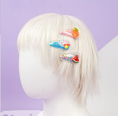 Набор заколок «Конфетти №2» 7см 5 шт.