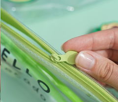 Пенал для школы «Авокадо» прозрачный - Pic n 303254