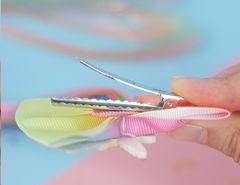 Цветная прядь на заколке в ассортименте 40см - Pic n 303258