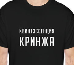 Футболка Квинтессенция Кринжа 46 размер. Чёрная - Pic n 303638