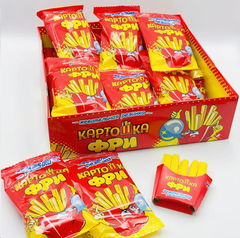 Жевательная резинка КАРТОШКА ФРИ 1шт. 15гр. - Pic n 303677