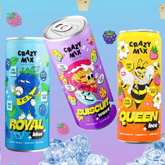 Газированный напиток (Без сахара) Crazy Mix 1шт.