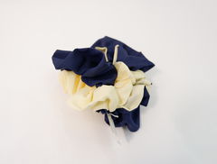 Резинка ткань 120 круглая для волос в ассортименте - Pic n 303731