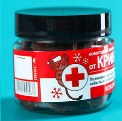 Шоколадные таблетки в банке От кринжа, 100 г - Pic n 303767