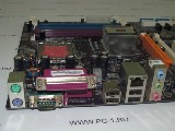 Материнская плата MB ECS PT880PRO-A /Socket 775 /4xPCI /AGP /PCI-E /2xDDR400 /2xDDR2 /2xSATA /Sound /LAN /4xUSB /COM /LPT /ATX /заглушка