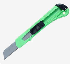 Нож канцелярский, лезвие 18 мм, корпус пластик, фиксатор - Pic n 304797