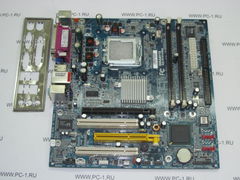 Материнская плата MB Gigabyte GA-8I915ME /Socket 775 /2xPCI /PCI-E x16 /AGP /2xDDR /2xSATA /Sound /SVGA /4xUSB /LAN /LPT /COM /mATX /Заглушка