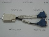 Кабель-переходник Molex DMS-59 To Dual VGA Splitter Cable P/N: 73P9597, 73P9598, 73P9600, 887-6852-00 /Для профессиональных видеокарта nVIDIA Quadro