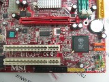 Материнская плата MB MSI 661FM3-V (MS-7103) /Socket 775 /2xPCI /AGP /2xDDR /2xSATA /Sound /VGA /4xUSB /LAN /LPT /COM /mATX /Заглушка