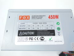 Блок питания ATX 450W FOX ATX-450W - Pic n 306123
