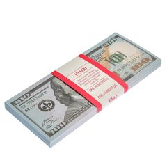 Пачка купюр 100$, сувенирные деньги 100 долларов - Pic n 304537