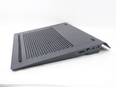 Подставка для ноутбука 12-15 дюймов Notebook Cooling Pad YL-88 алюминий, USB хаб, 308x330x40мм, 2 вентилятора 70мм, Чёрная