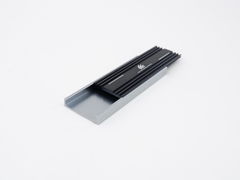 Радиатор для SSD M.2 Espada ESP-R2 NGFF 2280. Алюминиевый бокс 70х22х3мм (резинки не нужны!) - Pic n 307075