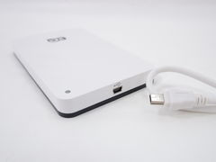 USB 2.0 Внешний бокс 3Q разъем miniUSB для 2,5 дюймов жестких дисков, цвет белый с черным