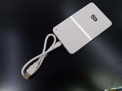 Внешний жесткий диск USB 3Q 320GB цвет белый с черным, (выносной). В коробке полный комплект. - Pic n 307233