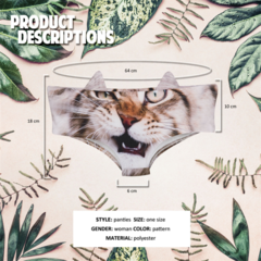 Трусы с принтом 3D в виде животных «Хрюшка!» - Pic n 307476