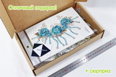 Боди кружевное / Прозрачное, сексуальное, нижнее белье/ Цвет бирюзовый / Размер L (46-48-50) - Pic n 307686